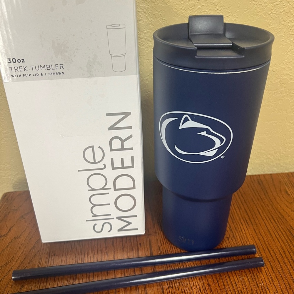 PENN State LIONS new in box tumbler 30 oz simple modern brand with collegiate